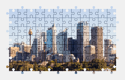 Jigsaw puzzle online sydney,city,australia,building,skyscraper