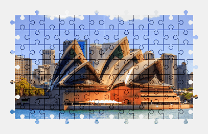 Jigsaw puzzle online sydney,australia,building,architecture,colorful,city
