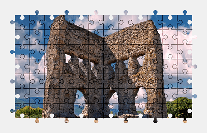 Jigsaw puzzle online temple,france,building