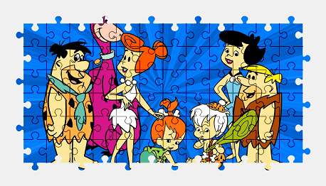 Jigsaw puzzle online the-flintstones,character,colorful,cartoon