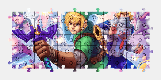 Jigsaw puzzle online the-legend-of-zelda,character,colorful,video-games