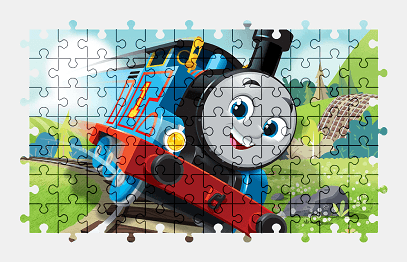 Jigsaw puzzle online thomas-and-friends,cartoon,character,colorful