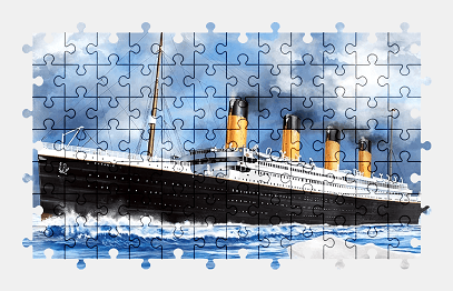 Jigsaw puzzle online ship,vehicle,colorful,painting