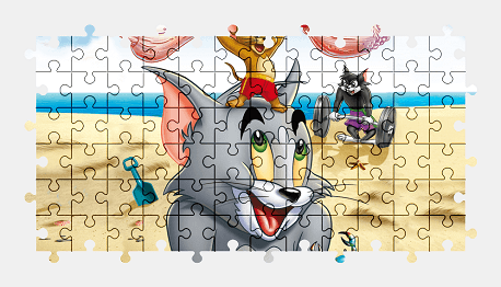 Jigsaw puzzle online tom-and-jerry,cartoon,character,colorful