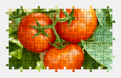 Jigsaw puzzle online tomatoes,vegetable,food,colorful