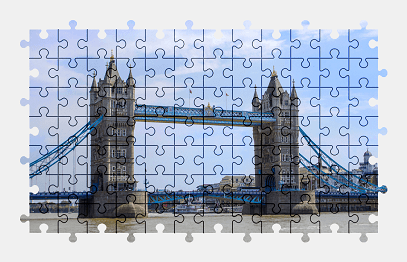 Jigsaw puzzle online tower-bridge,london,bridge,architecture