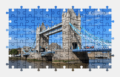 Jigsaw puzzle online tower-bridge,london,city,bridge,england