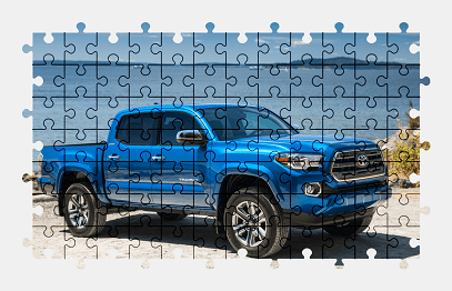Jigsaw puzzle online toyota,pickup,truck,vehicle