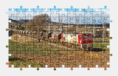 Jigsaw puzzle online locomotive,train,vehicle,spain