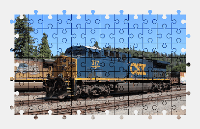 Jigsaw puzzle online locomotive,train,vehicle