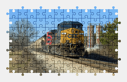 Jigsaw puzzle online locomotive,train,vehicle,colorful