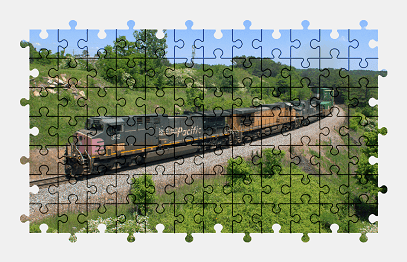 Jigsaw puzzle online locomotive,train,vehicle