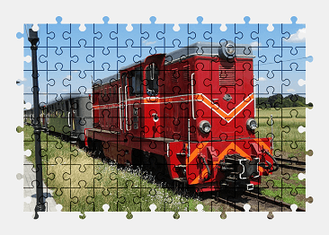 Jigsaw puzzle online train,station,railway,locomotive,vehicle,colorful