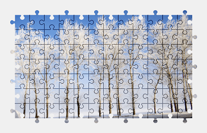 Jigsaw puzzle online tree,nature,winter