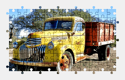 Jigsaw puzzle online truck,vehicle,colorful