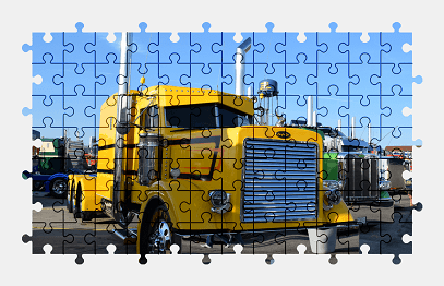 Jigsaw puzzle online truck,vehicle,colorful