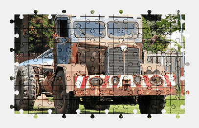 Jigsaw puzzle online truck,germany,old,vehicle