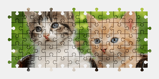 Jigsaw puzzle online kitten,animal,cute,colorful,cat