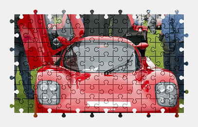 Jigsaw puzzle online red,car,sports-car,colorful