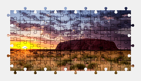 Jigsaw puzzle online australia,nature,colorful,landscape,sunset