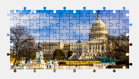 Jigsaw puzzle online usa,building,architecture,colorful