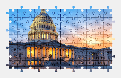 Jigsaw puzzle online usa,building,architecture,colorful