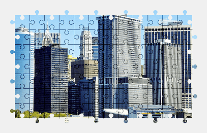 Jigsaw puzzle online usa,new-york,city,manhattan,building