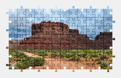Jigsaw puzzle online valley,utah,usa,nature,landscape