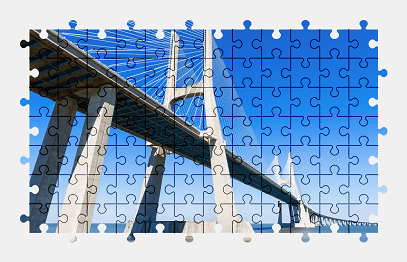 Jigsaw puzzle online bridge,lisbon,portugal,architecture
