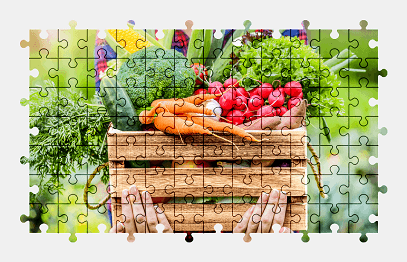 Jigsaw puzzle online vegetable,food,colorful