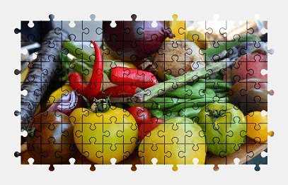 Jigsaw puzzle online vegetable,colorful,food
