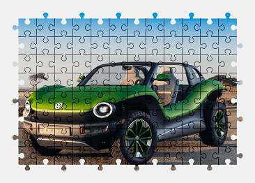 Jigsaw puzzle online volkswagen,buggy,car,vehicle,colorful