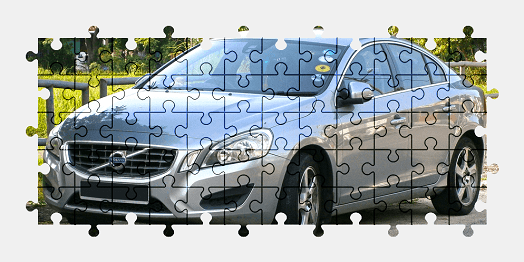 Jigsaw puzzle online volvo,car,vehicle,colorful