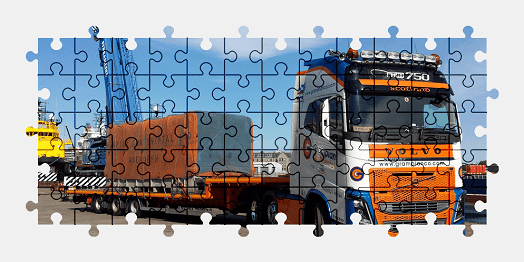 Jigsaw puzzle online volvo,truck,vehicle