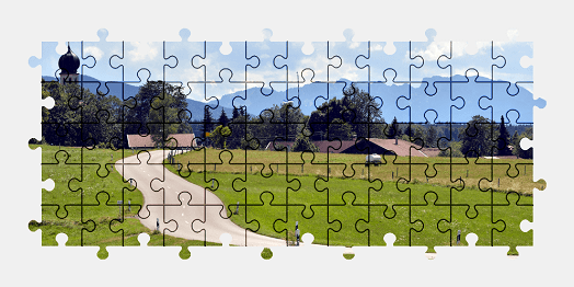Jigsaw puzzle online germany,road,mountains,landscape