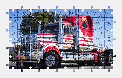 Jigsaw puzzle online truck,vehicle,colorful