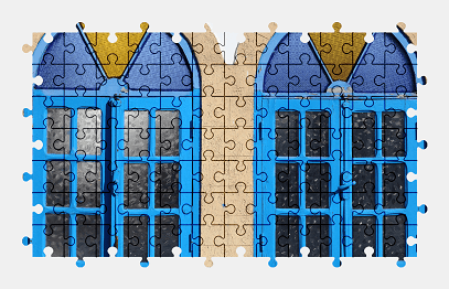 Jigsaw puzzle online windows,colorful,architecture