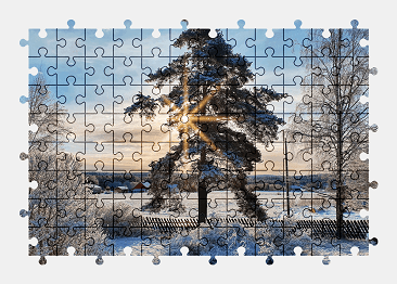 Jigsaw puzzle online winter,nature,tree