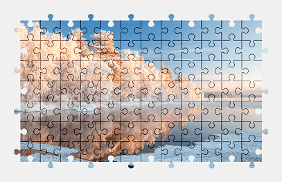 Jigsaw puzzle online winter,lake,nature,colorful