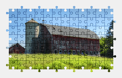 Jigsaw puzzle online old,wisconsin,barn,usa,building,farm,colorful