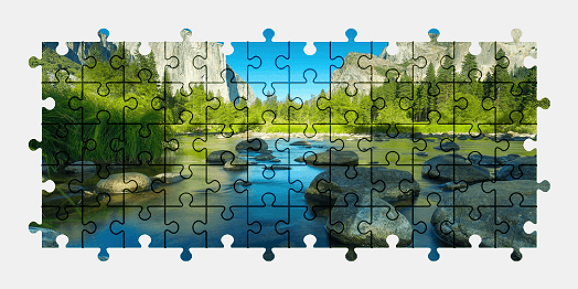 Jigsaw puzzle online park,mountains,colorful,nature,usa