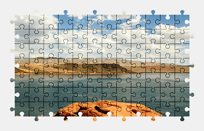 Jigsaw puzzle online utah,park,usa,landscape,nature,lake,sky
